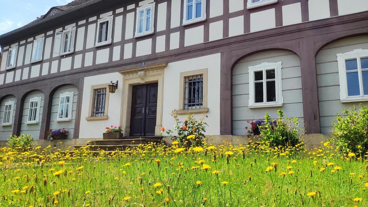 Komfort-Ferienwohnung "Zur Schmiedebruecke" Großschönau Eksteriør bilde