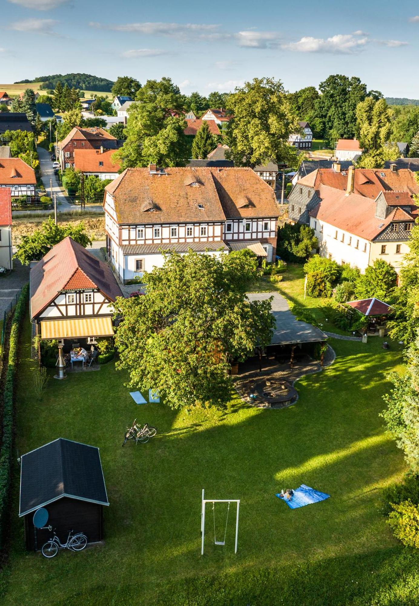 Komfort-Ferienwohnung "Zur Schmiedebruecke" Großschönau Eksteriør bilde